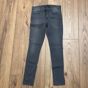Joe’s Jeans raw hem skinny ankle jeans